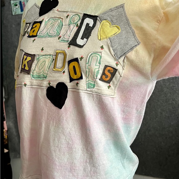 Ransom Note Tee Shirt - Sherbet Tie Dye - Picture 5 of 10